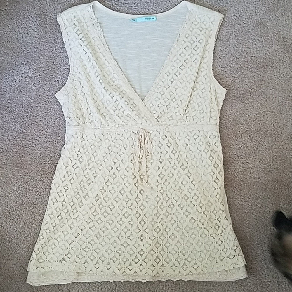 Lace tank top